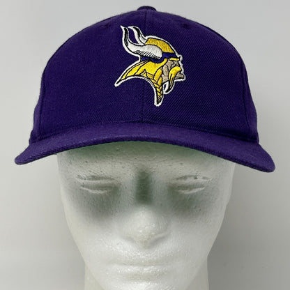 Vintage 90s Minnesota Vikings Hat Cap Purple NFL Snapback Twins Enterprise