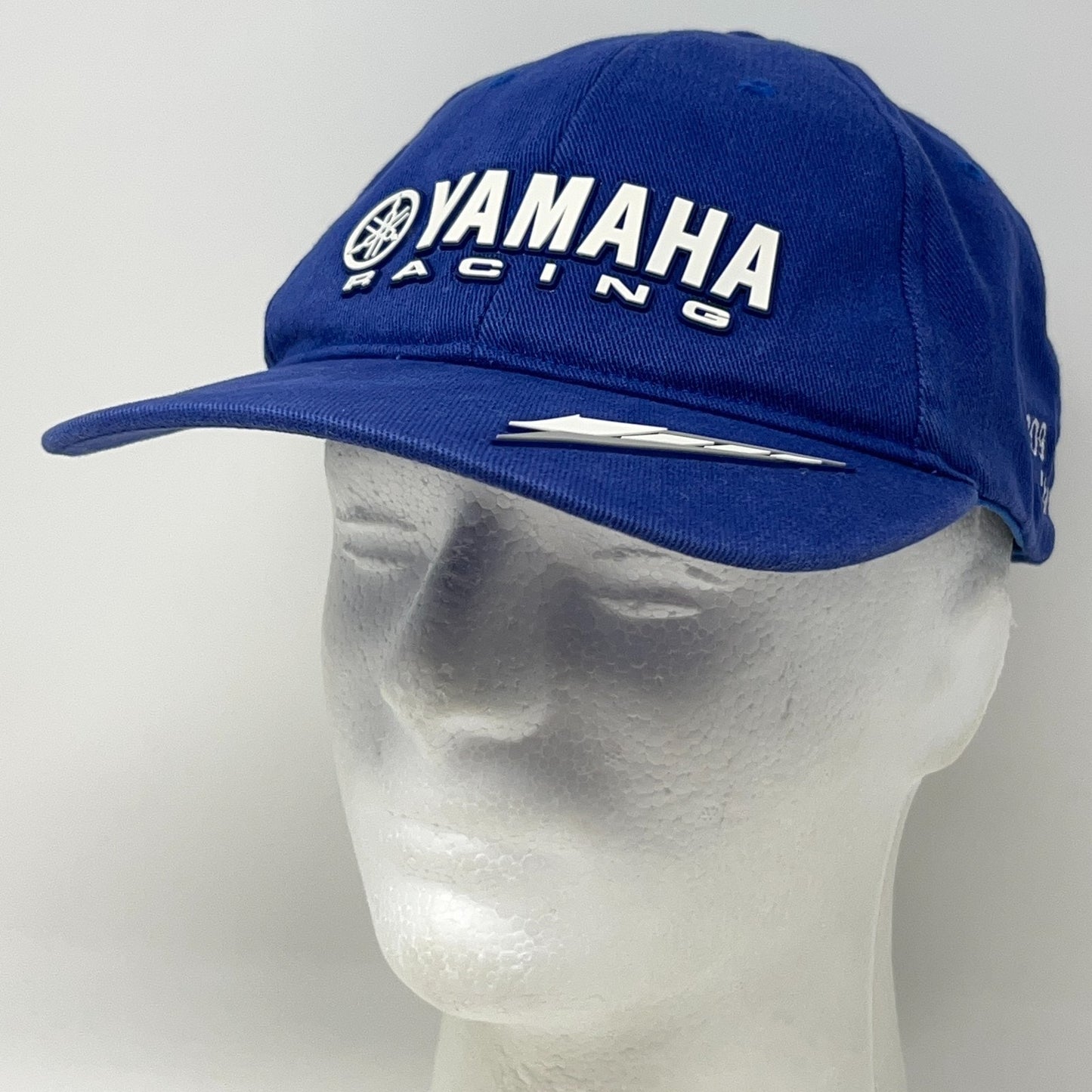 Yamaha Racing 2009 QuadCross Champion Hat Baseball Cap Blue Flex Fitted S-M