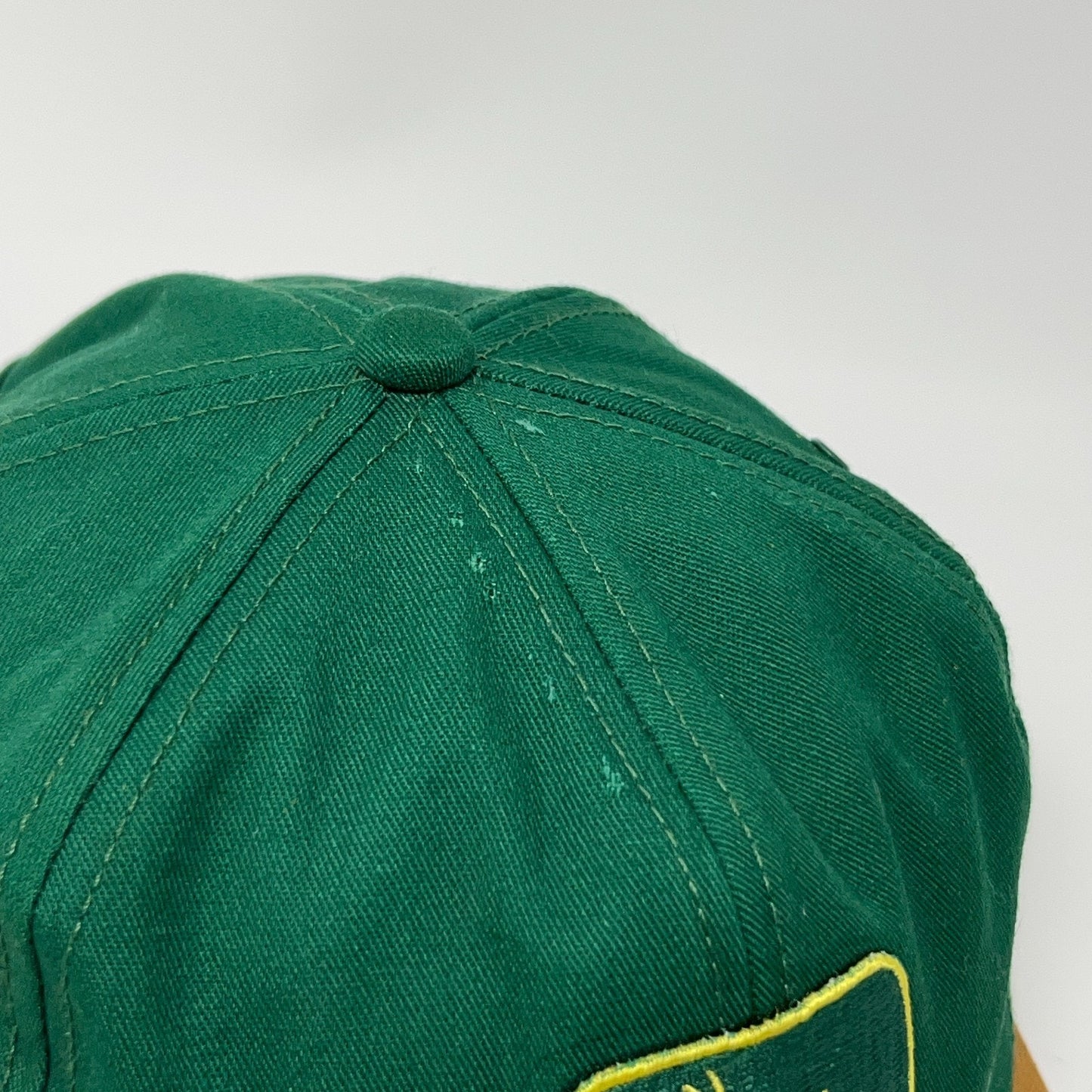 Vintage 90s John Deere Hat Baseball Cap Green Farm Tractor Snapback K-Products