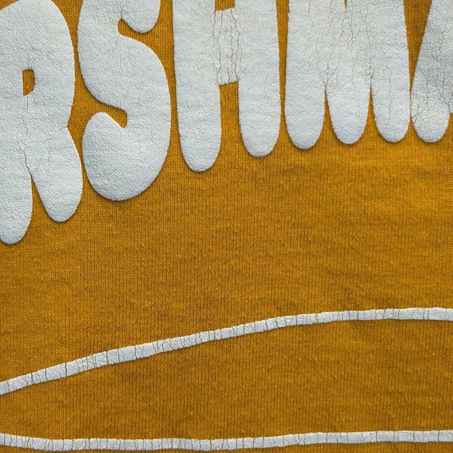 Camiseta vintage Marshmallo Bike Ride, talla mediana, años 90, Marshalltown Bicycle, para hombre, color amarillo