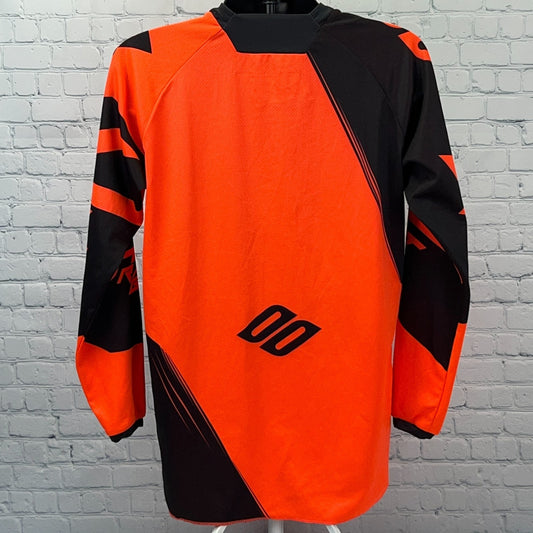 Shot Race Gear Claw Jersey T Shirt MX Motocross Long Sleeve Orange Tee M Medium