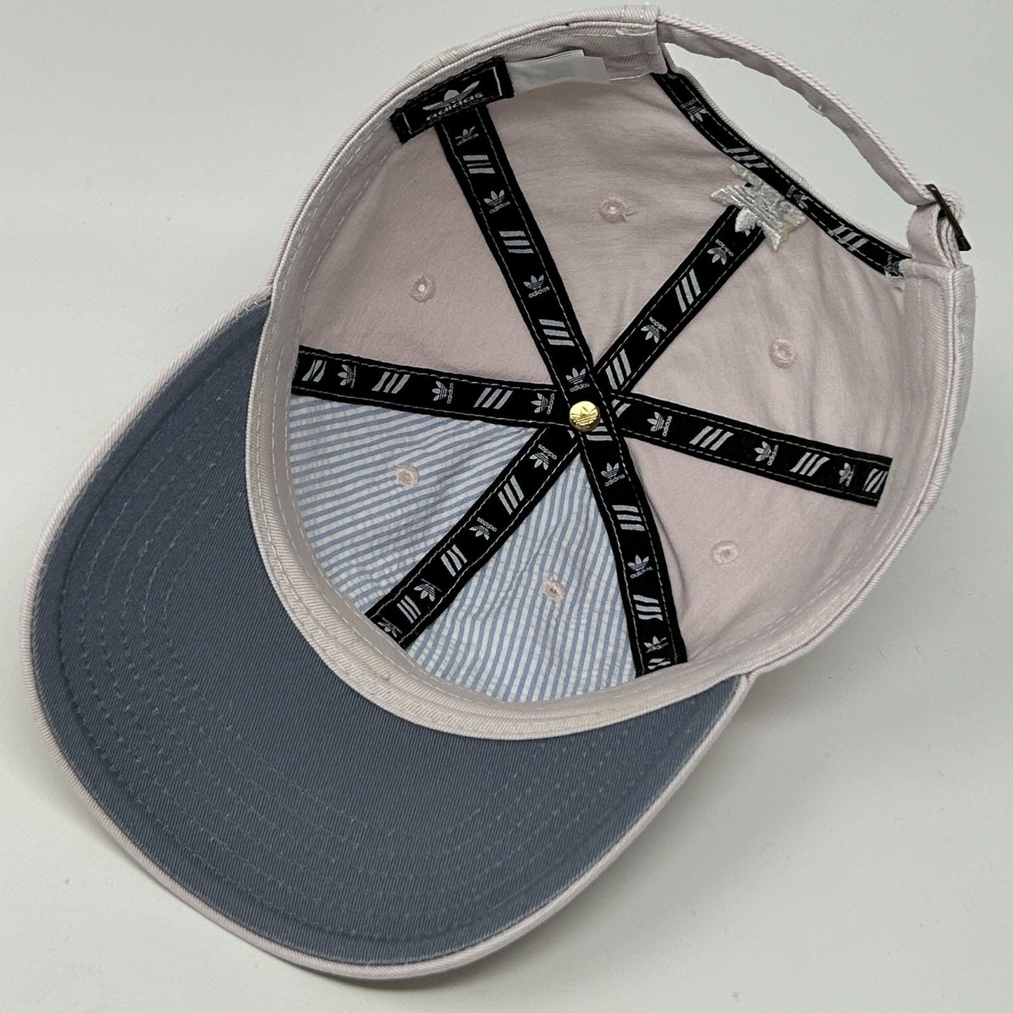 Adidas Trefoil Hat Baseball Cap Pink Logo Strapback 6 Panel