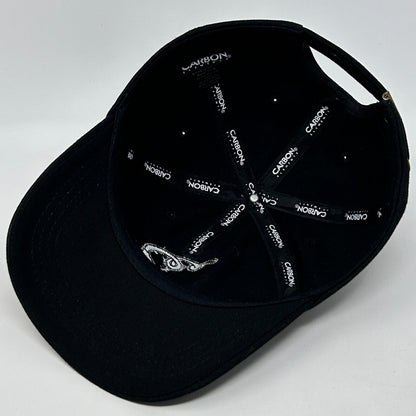 Carbon Elements Plug Dad Hat Baseball Cap Electrical Power Cord Strapback Black