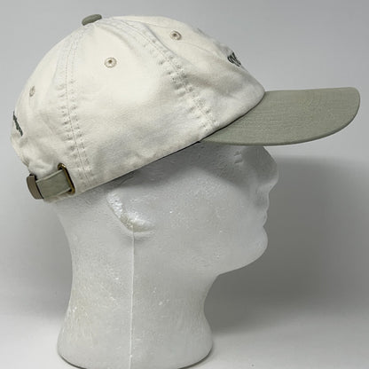 NYON New York Or Nowhere Hat Baseball Cap Dad Strapback Cream Green Embroidered