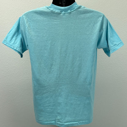 Vintage Northern Cardinal Birds T Shirt Mens M Medium Blue 80s Eureka Springs