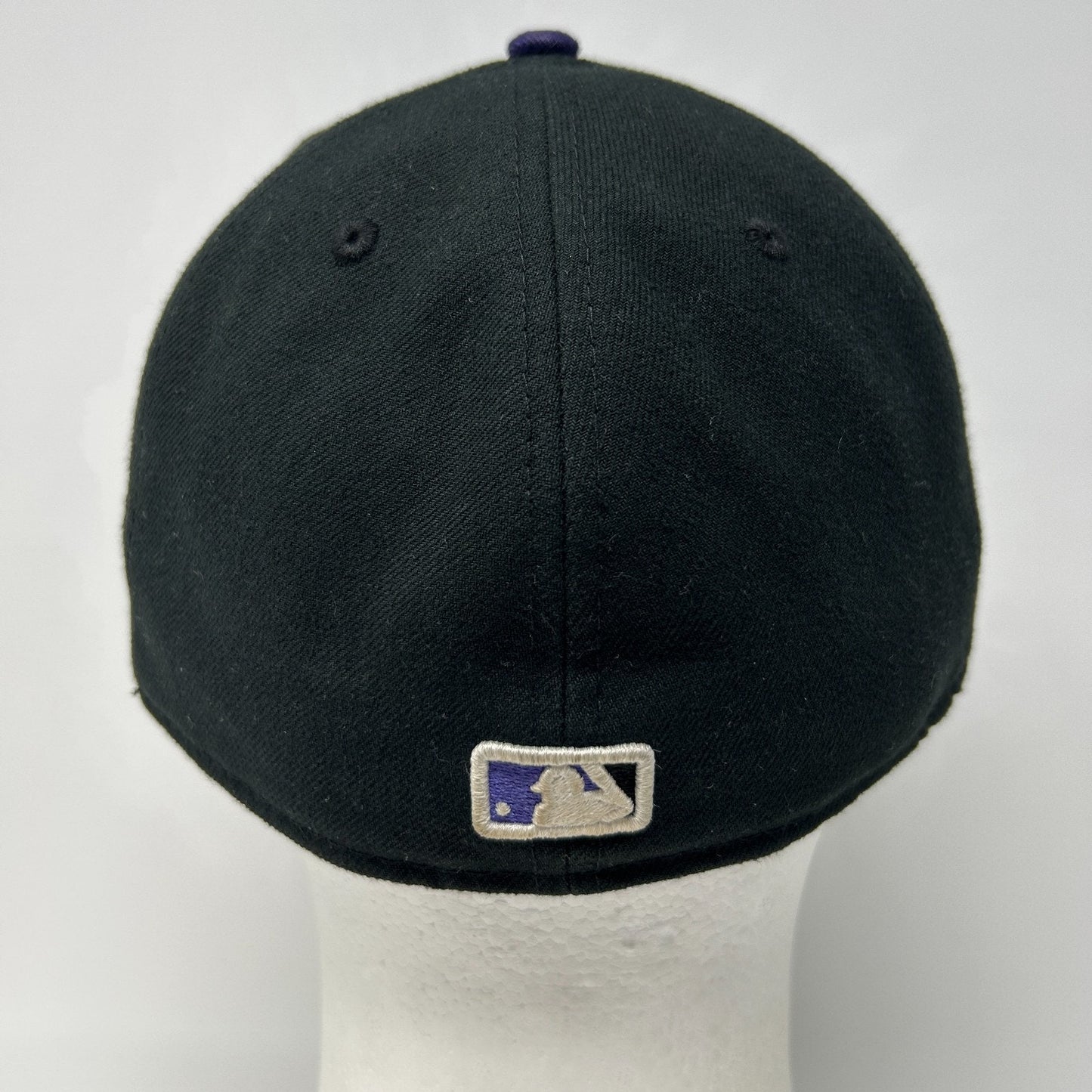 Colorado Rockies Hat Baseball Cap New Era 59Fifty Cool Base Black Fitted 7 3/8 - Neon Vintage