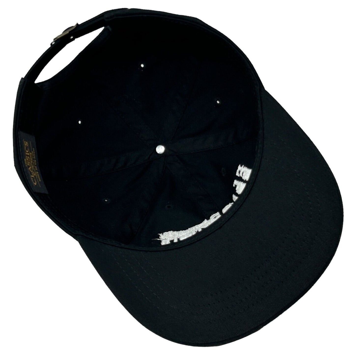 Gorra de béisbol con logo de Elias Universal Truth para papá, de la WWE, con correa para la espalda, color negro