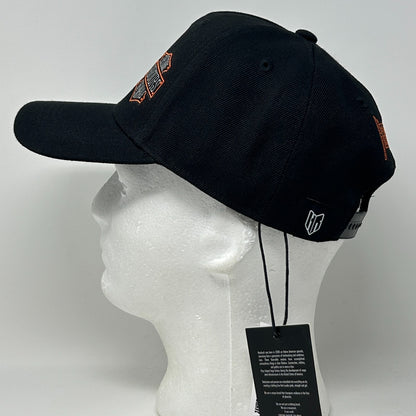 Headrush Brand Fortune Favors the Brave Hat Baseball Cap MMA Snapback Black - Neon Vintage