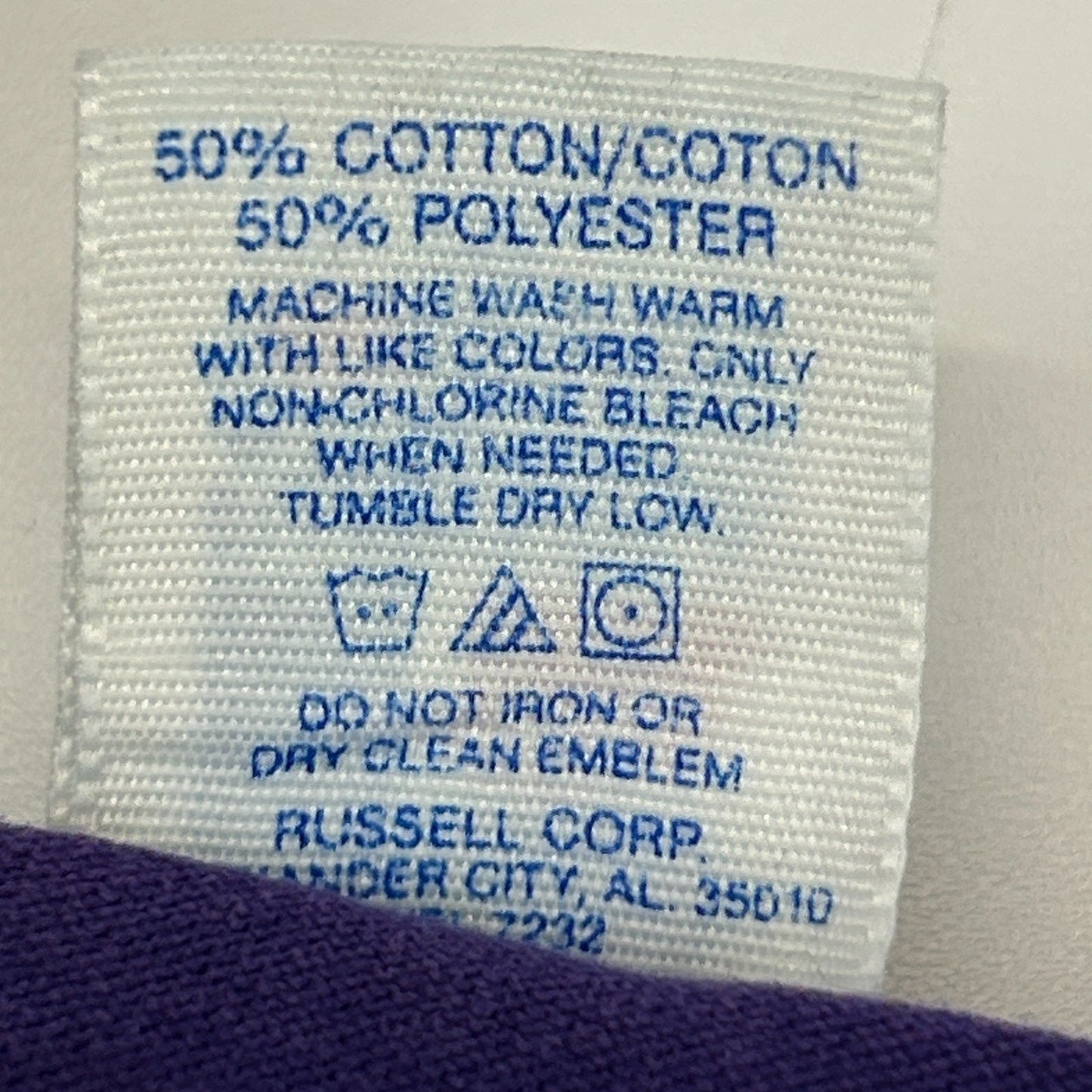 Vintage 90s Three Rivers Baseball T Shirt Short Sleeve USA Purple Tee XL X-Large