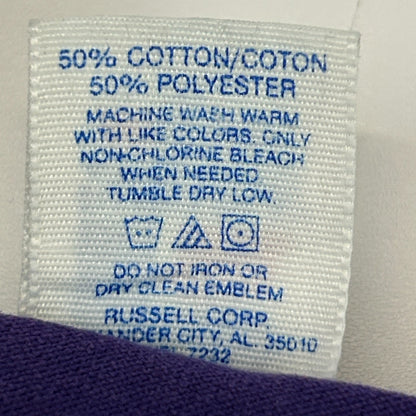 Vintage 90s Three Rivers Baseball T Shirt Short Sleeve USA Purple Tee XL X-Large