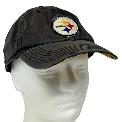 Gorra de béisbol de los Pittsburgh Steelers, ajustable, talla L/XL, Old Orchard Beach, color negro