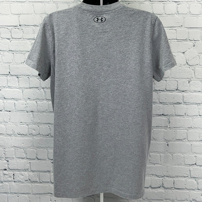 Under Armour Softball Hit the Dirt T Shirt Womens L Large Loose Fit Gray Tee