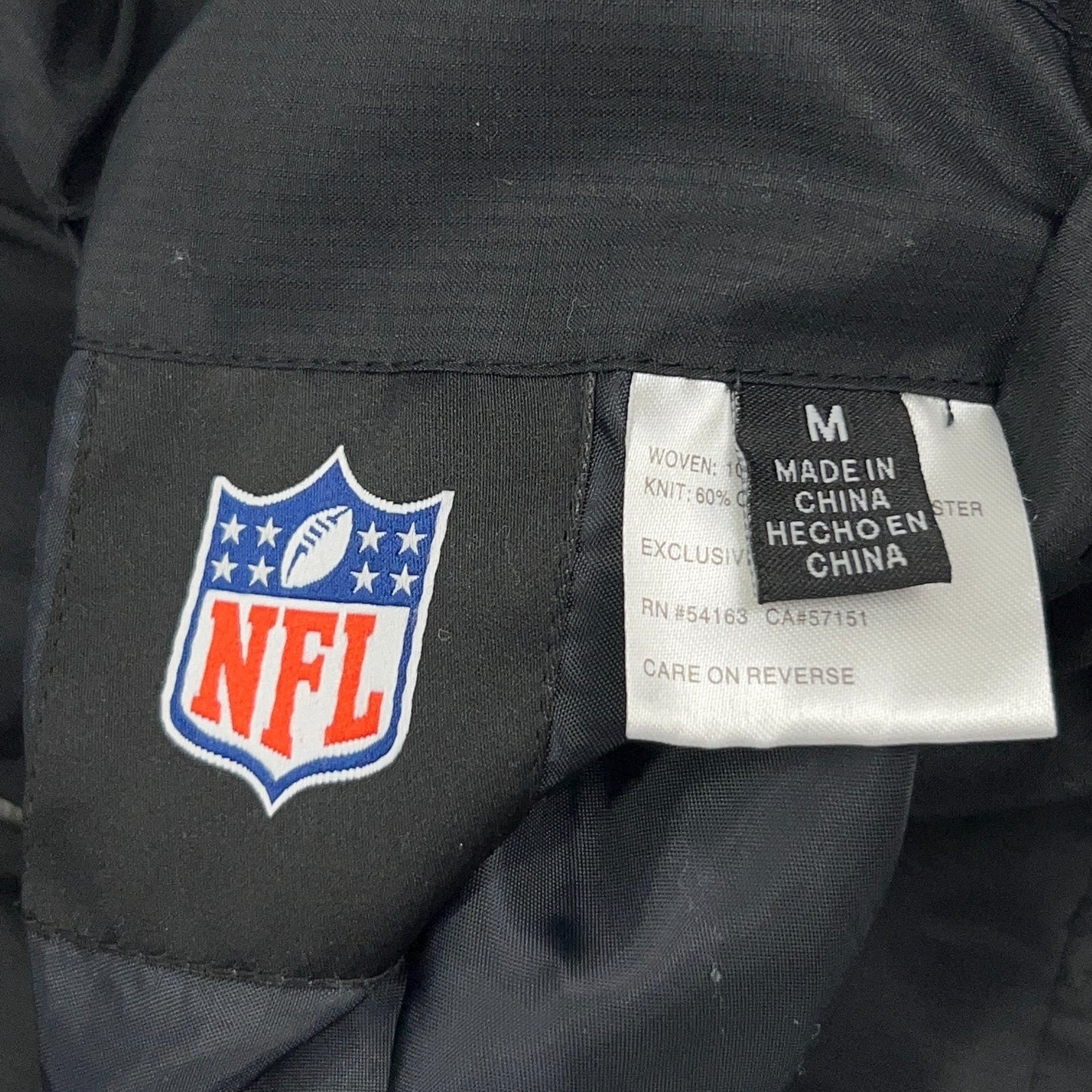 Carolina Panthers Reversible Hoodie Jacket Hooded NFL Black Gray G-III M Medium