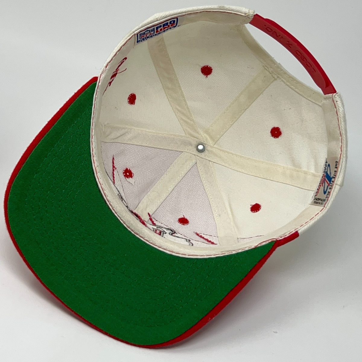 Vintage 90s Kansas City Chiefs Sharktooth Hat Baseball Cap Logo Athletic Red