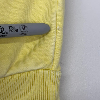 Diesel Tiger Alby B8 Hoodie L Large Yellow Hooded Sweatshirt Long Sleeve Cotton
