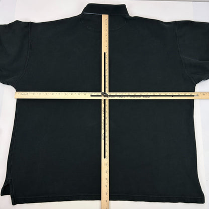 Vintage 90s Las Vegas Thunder Polo Shirt Ice Hockey Short Sleeve Black XXL 2XL