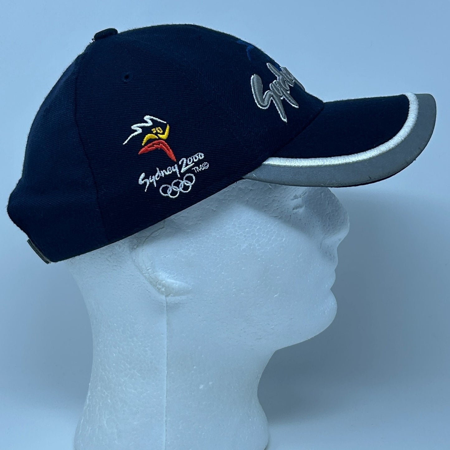 Vintage Sydney 2000 Olympics Hat Baseball Cap Summer Games Strapback Blue