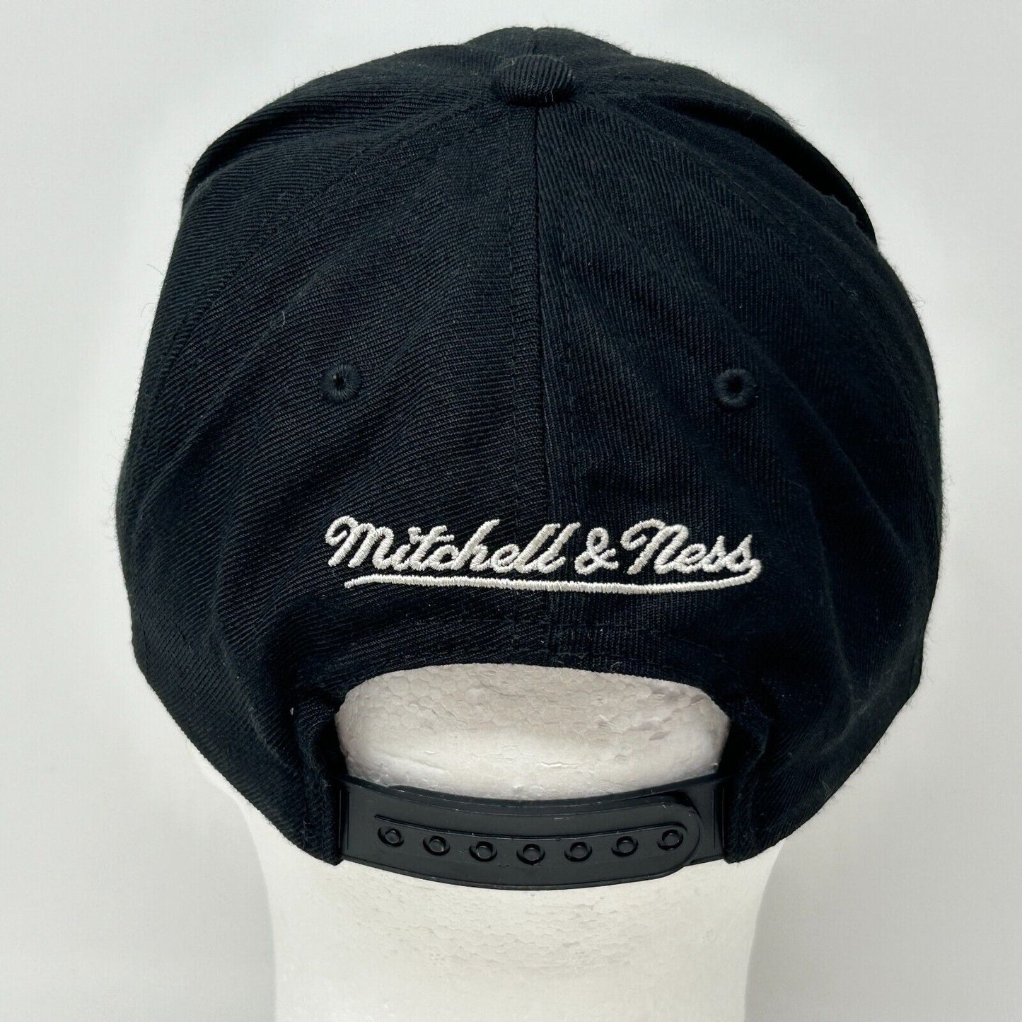 金州勇士队棒球帽 NBA Mitchell &amp; Ness Snapback 黑色