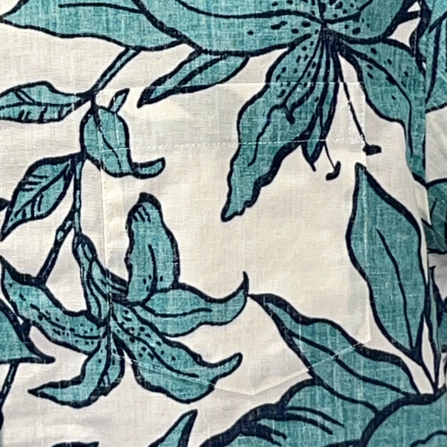 Reyn Spooner Aloha Luhiehu Button Front Shirt Floral White Hawaiian XL X-Large