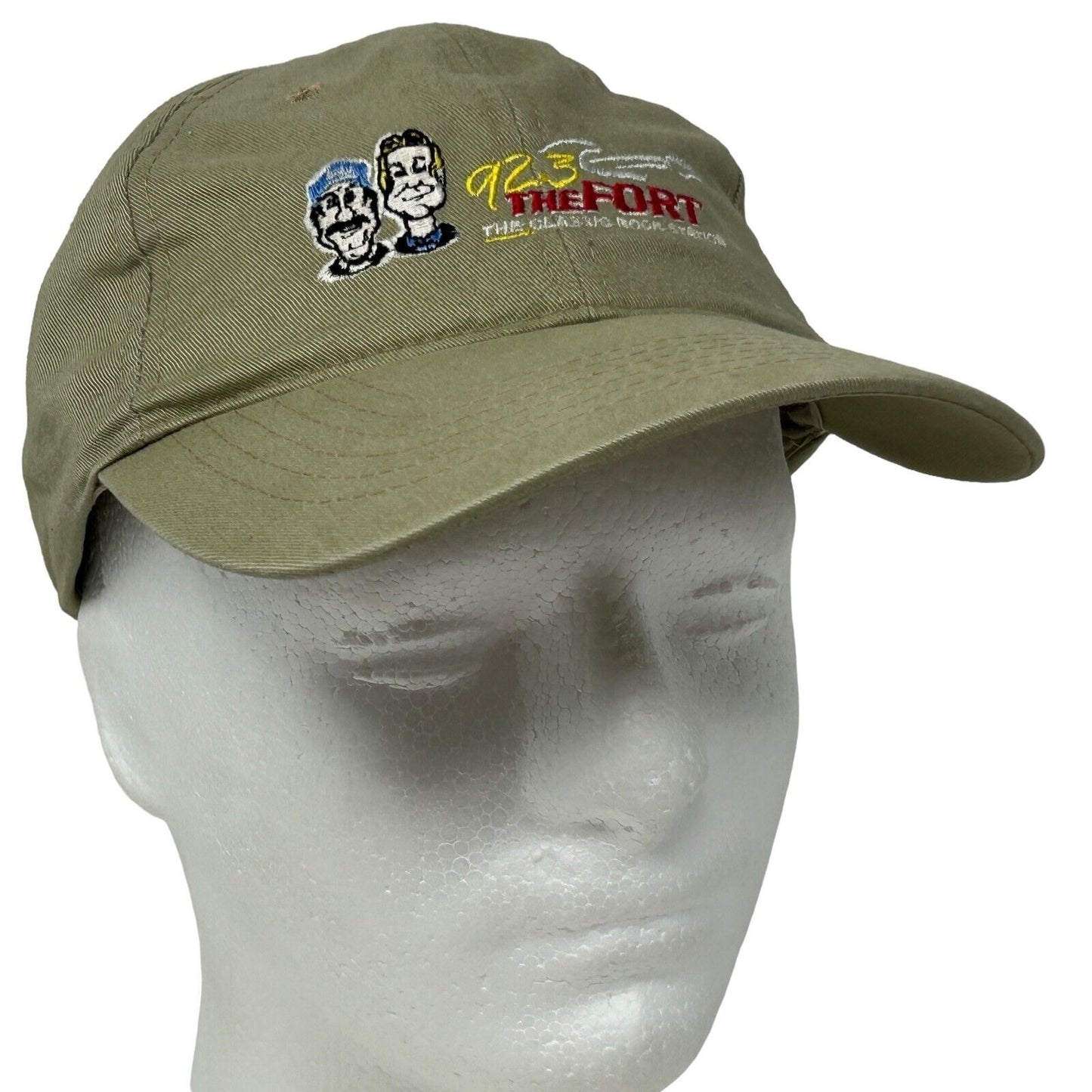 The Bob & Tom Show Dad Hat Baseball Cap Fort Wayne Radio Station Strapback Beige