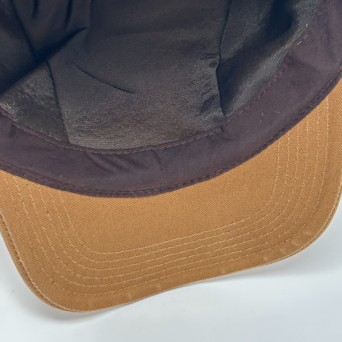 Broner Canvas Trapper Hat Baseball Cap Hunter Hunting Ear Flap Brown L Large - Neon Vintage