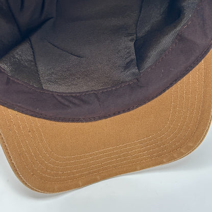 Broner Canvas Trapper Hat Baseball Cap Hunter Hunting Ear Flap Brown L Large - Neon Vintage