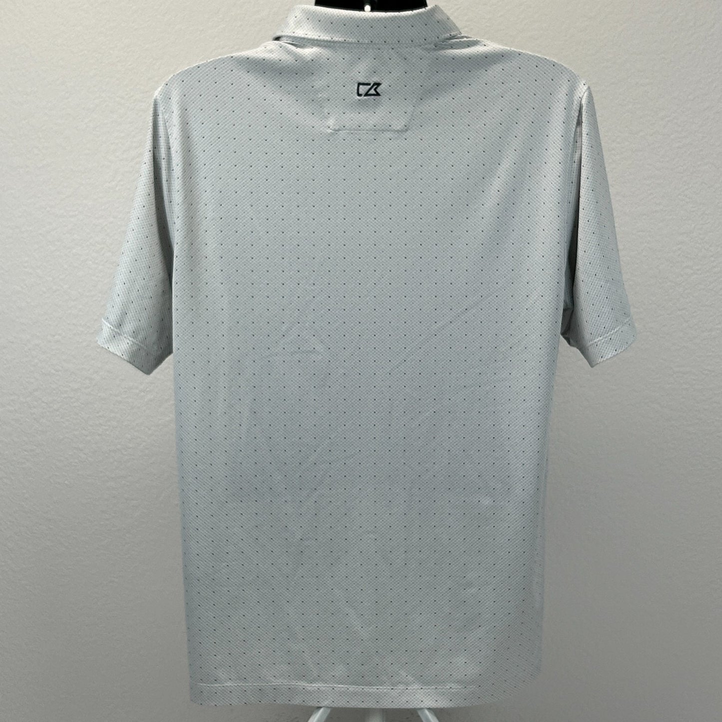 Las Vegas Raiders Polo Shirt White NFL Short Sleeve Cutter & Buck Mens L Large