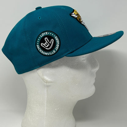 Jacksonville Jaguars I Love You ASL Hat Baseball Cap NFL Blue Snapback New Era