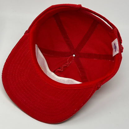Vintage 80s Beskau Trucking Hat Baseball Cap Hastings Minnesota Strapback Red