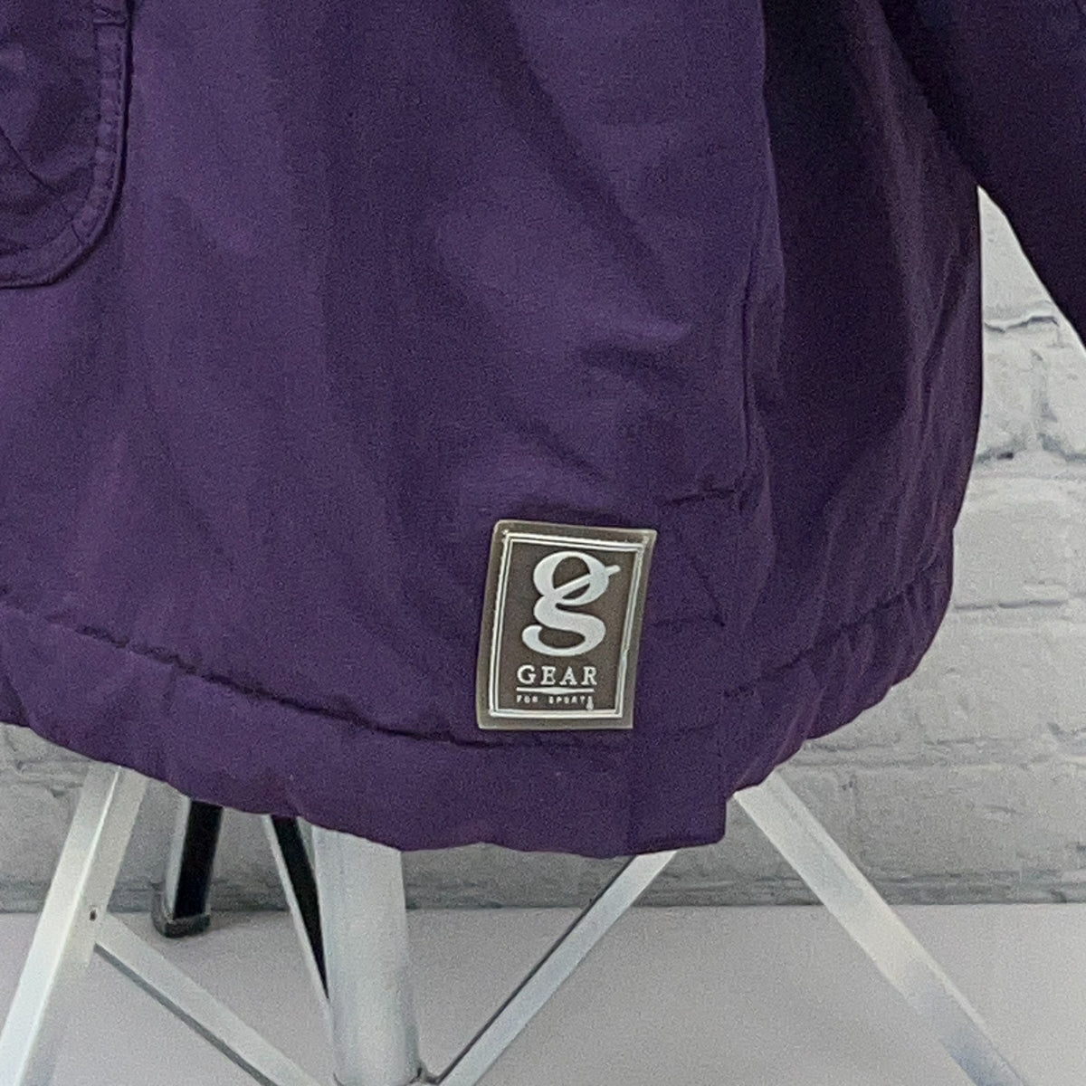 Vintage 90s Treasure Island Las Vegas Casino Jacket XL X-Large Purple Anorak