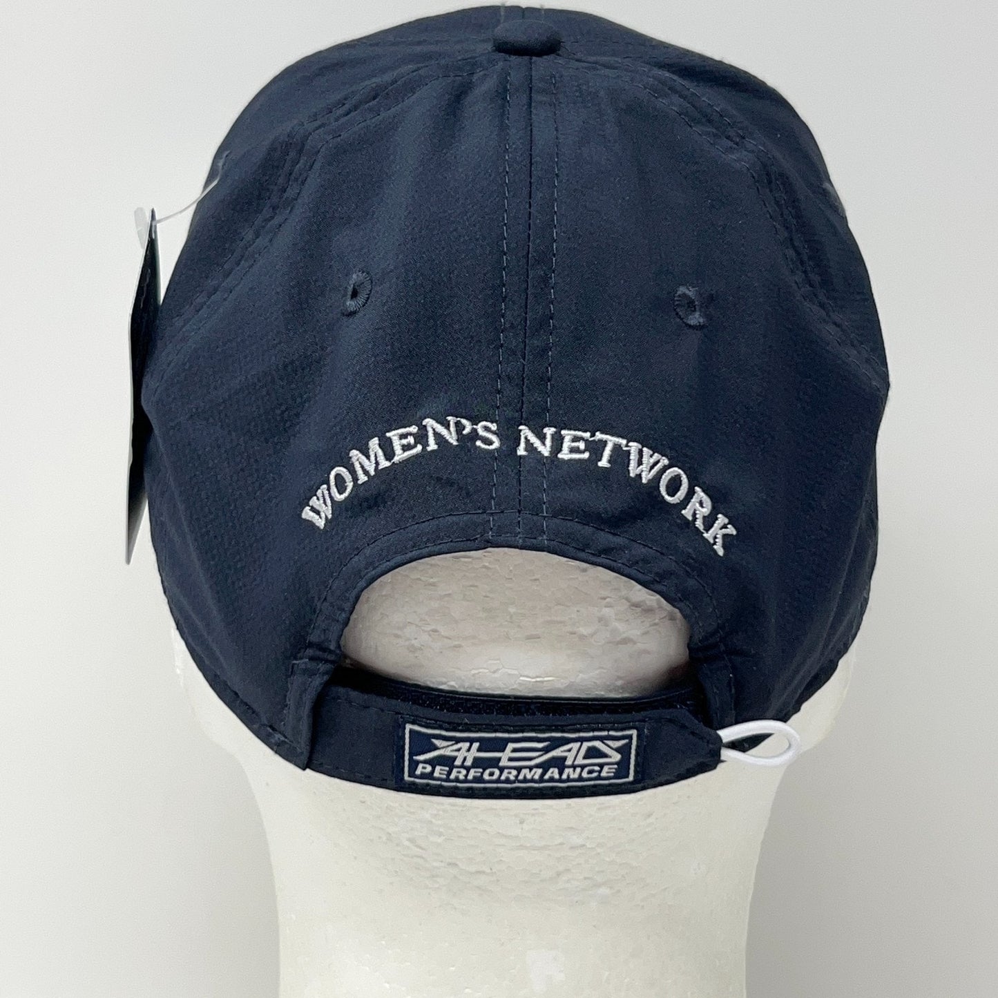 Waste Connections Womens Network Hat Baseball Cap Ahead 6 Panel Strapback Blue