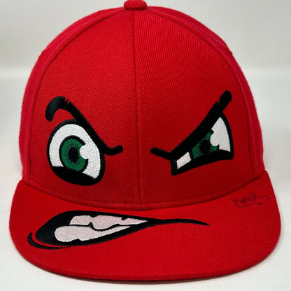 I'MTD I'm Totally Different Urban Comic Hat Red Big Face Snapback Baseball Cap