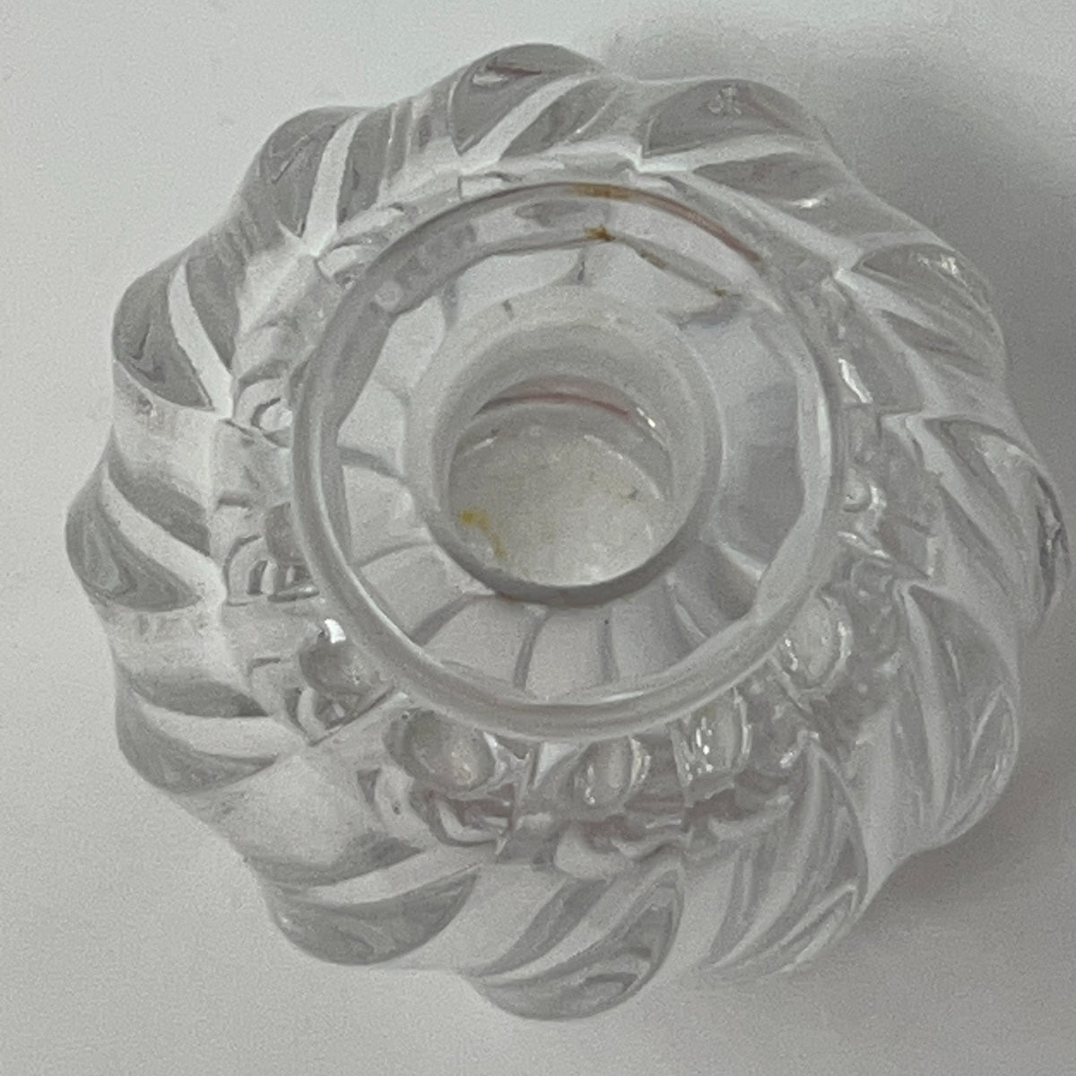 Vintage Nina Ricci L'Air du Temps Lalique Crystal Perfume Bottle 1 Oz Two Doves