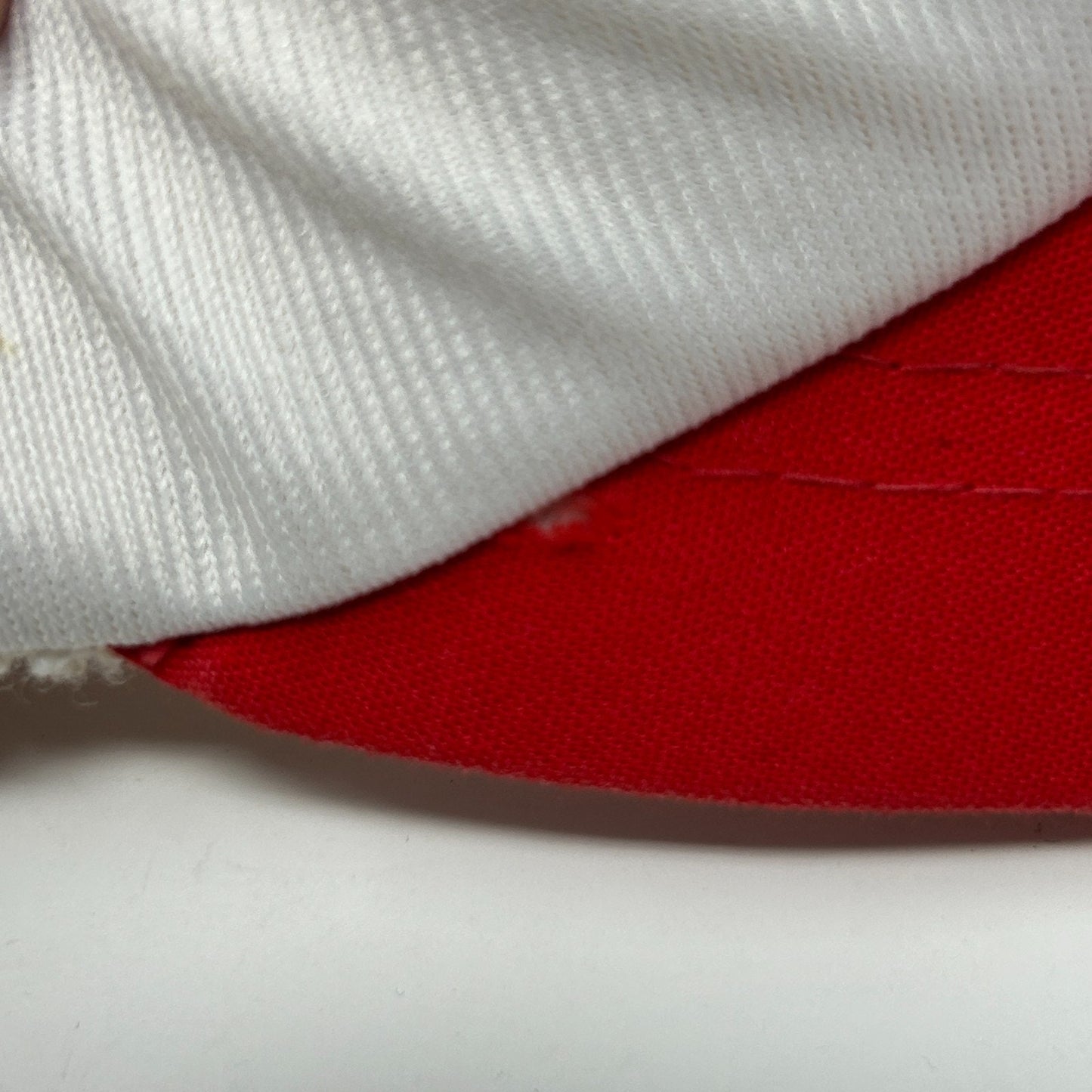 Vintage 80s 90s Collegiate Pacific Visor Hat Cap CP Logo Strapback White
