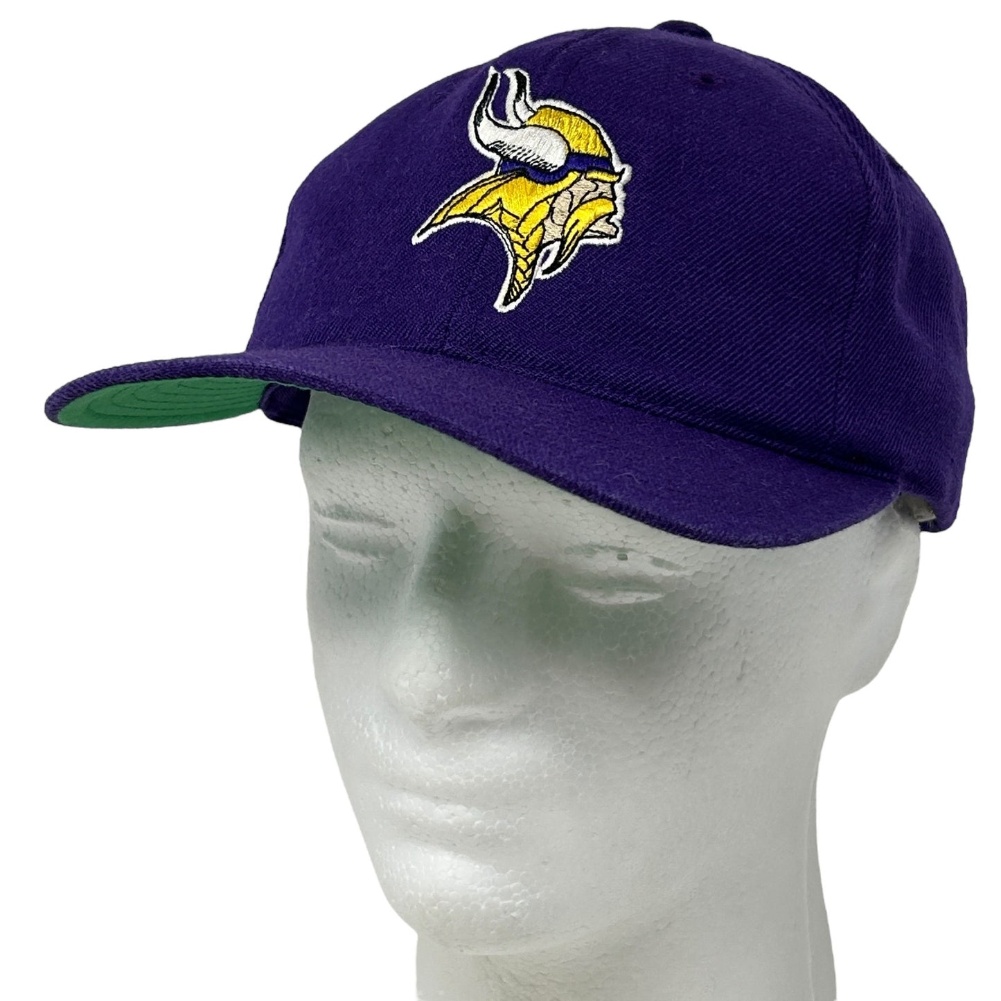 Vintage 90s Minnesota Vikings Hat Cap Purple NFL Snapback Twins Enterprise