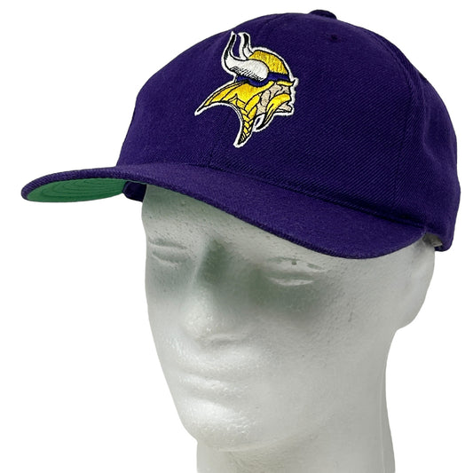 Vintage 90s Minnesota Vikings Hat Cap Purple NFL Snapback Twins Enterprise