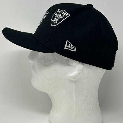 Las Vegas Raiders Hat Baseball Cap New Era x Just Don NFL Black Fitted 7 1/8