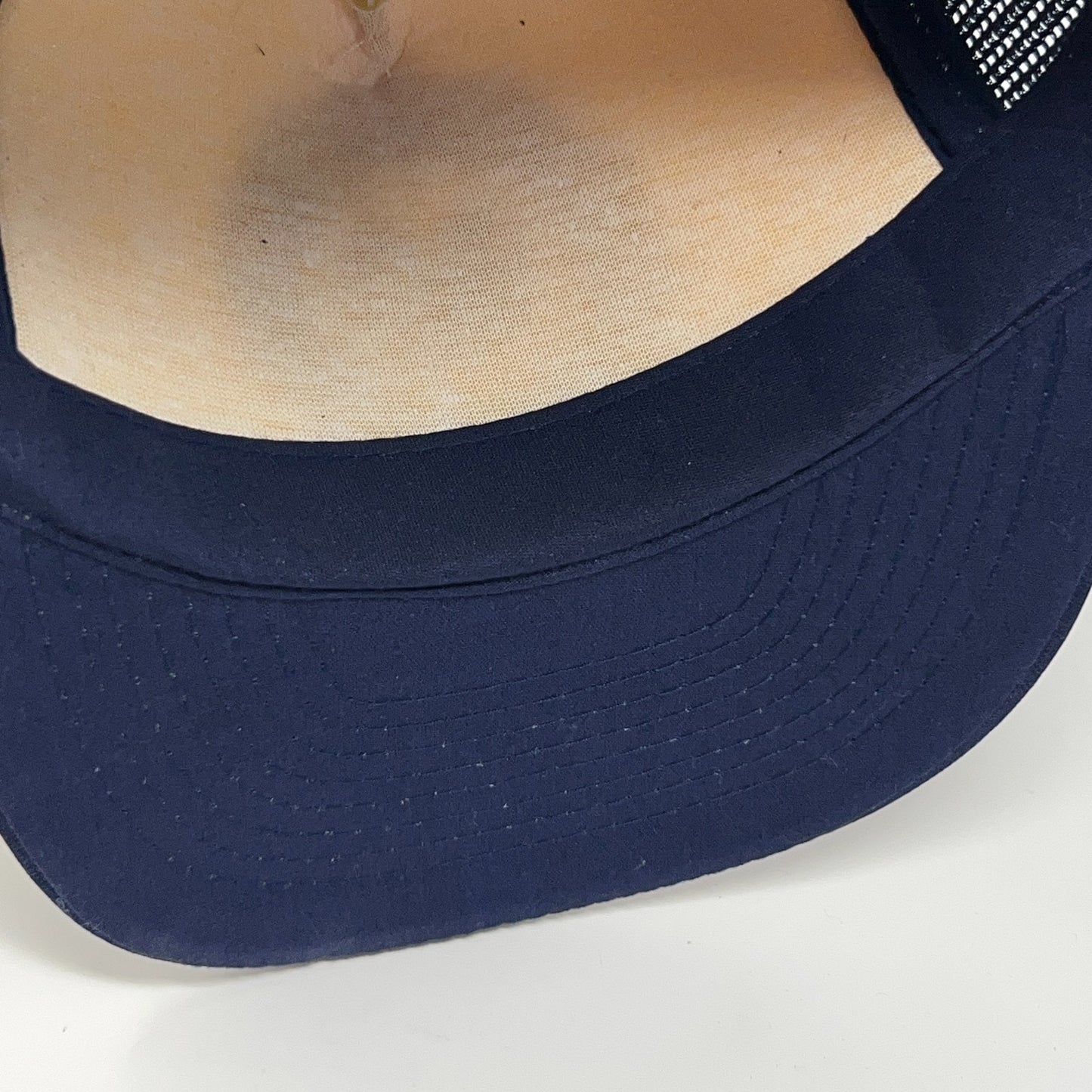 Vintage 80s Iowa Criminal Investigation Trucker Hat Baseball Cap Snapback Blue
