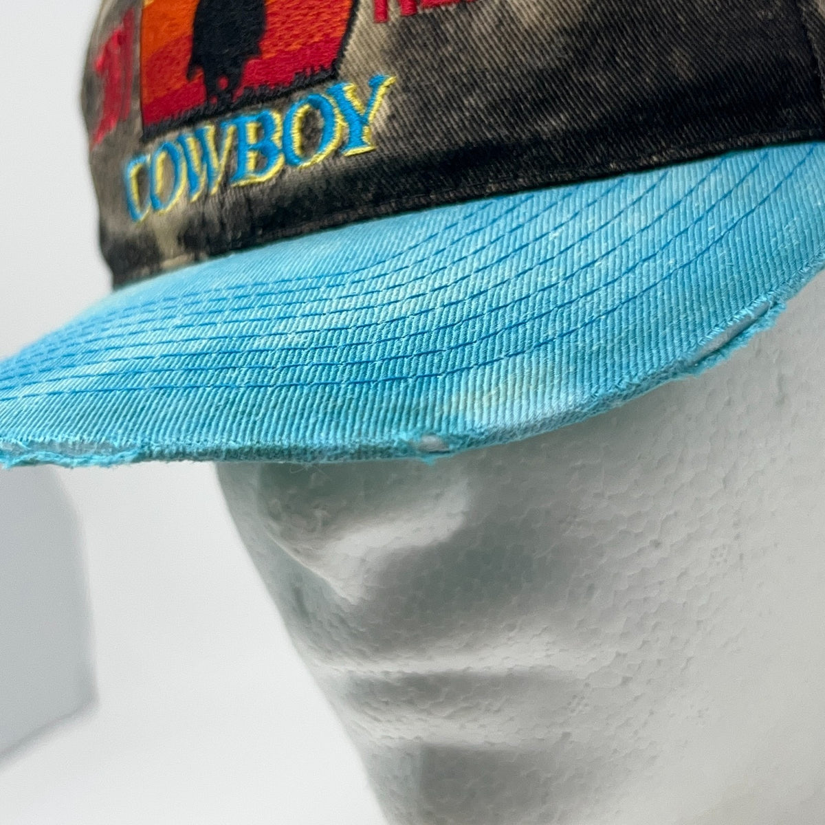 Vintage 90s Toby Keith Should've Been Cowboy Hat Baseball Cap Snapback Bleach