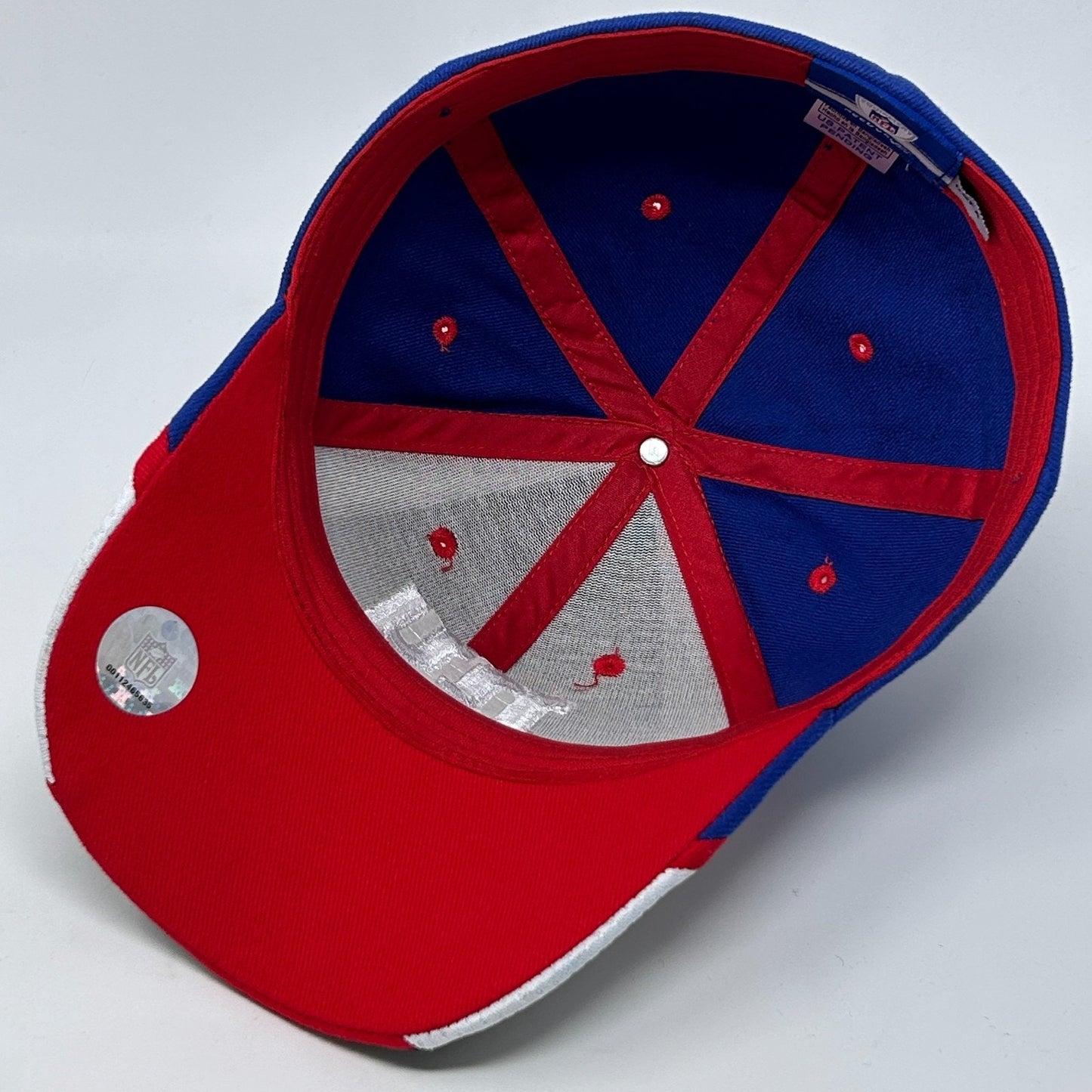 New York NY Giants Hat Baseball Cap NFL Football Reebok Blue Flex Fitted OSFA