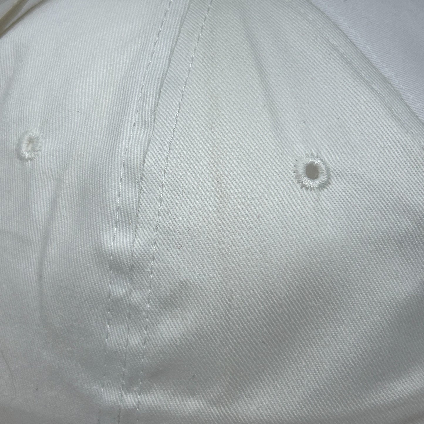 Vintage 90s Ohiopyle Pennsylvania Hat Baseball Cap 3 Bar Line Snapback White