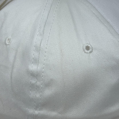 Vintage 90s Ohiopyle Pennsylvania Hat Baseball Cap 3 Bar Line Snapback White