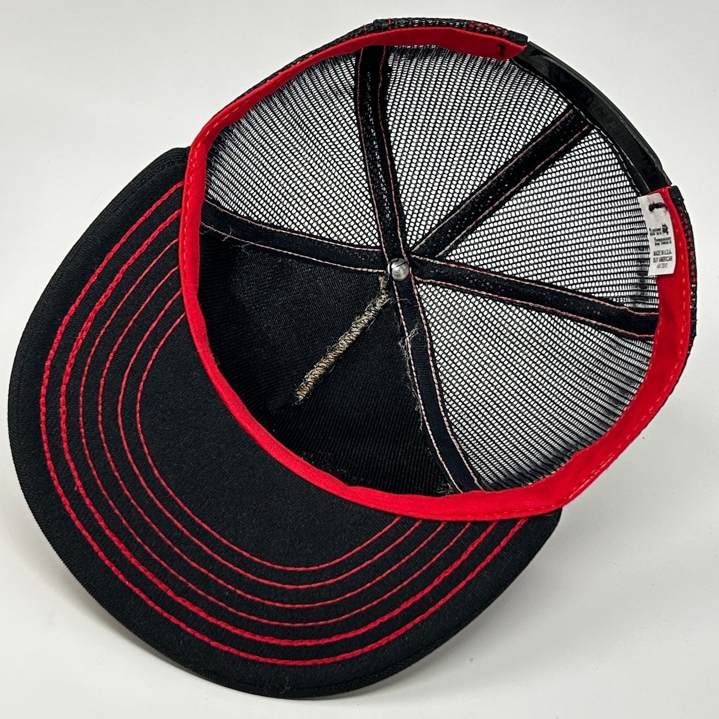 Vintage 80s Days Express Inc Trucker Hat Baseball Cap USA Mesh Snapback Black