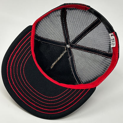Vintage 80s Days Express Inc Trucker Hat Baseball Cap USA Mesh Snapback Black
