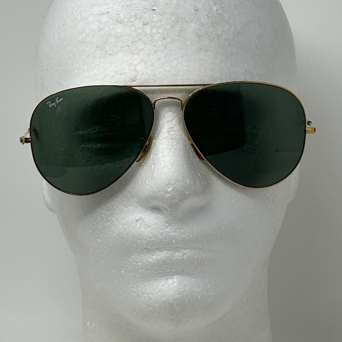 Vintage Ray Ban Aviator Large Metal II Sunglasses L2846 RB3026 60-15-140 Gold
