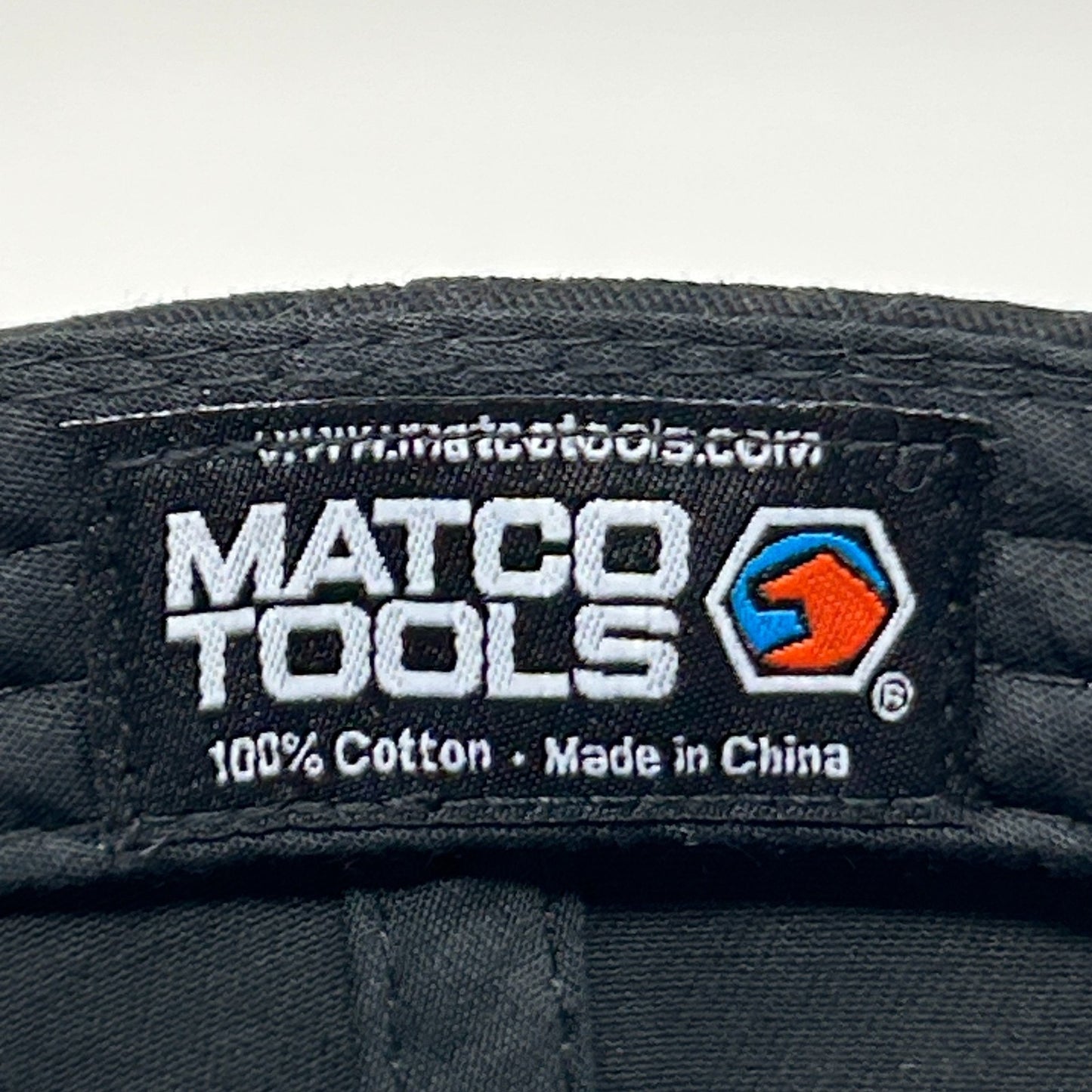 Matco Tools Hat Cap Mechanic Auto Repair Logo 6 Panel Strapback Black