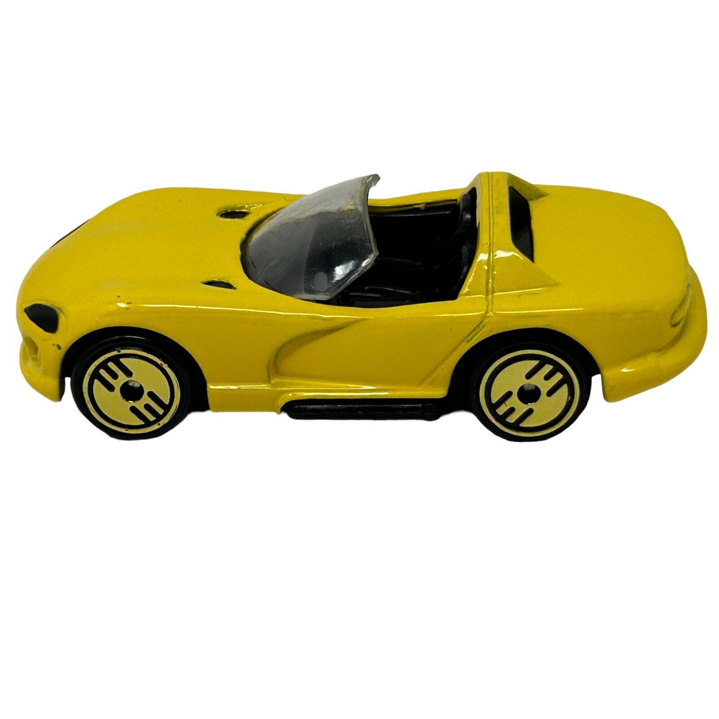 Dodge Viper RT 10 Hot Wheels Diecast Car Vintage 90s Yellow Convertible Vehicle