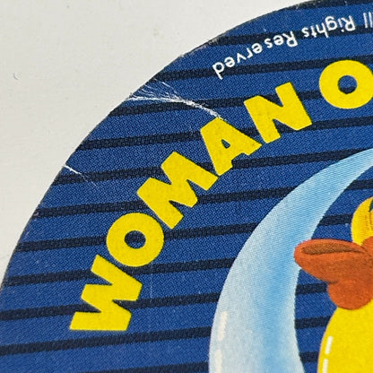 Vintage 80s Atari 2600 Ms Pac Man Paper Sticker 1982 Woman of the Year Pacman