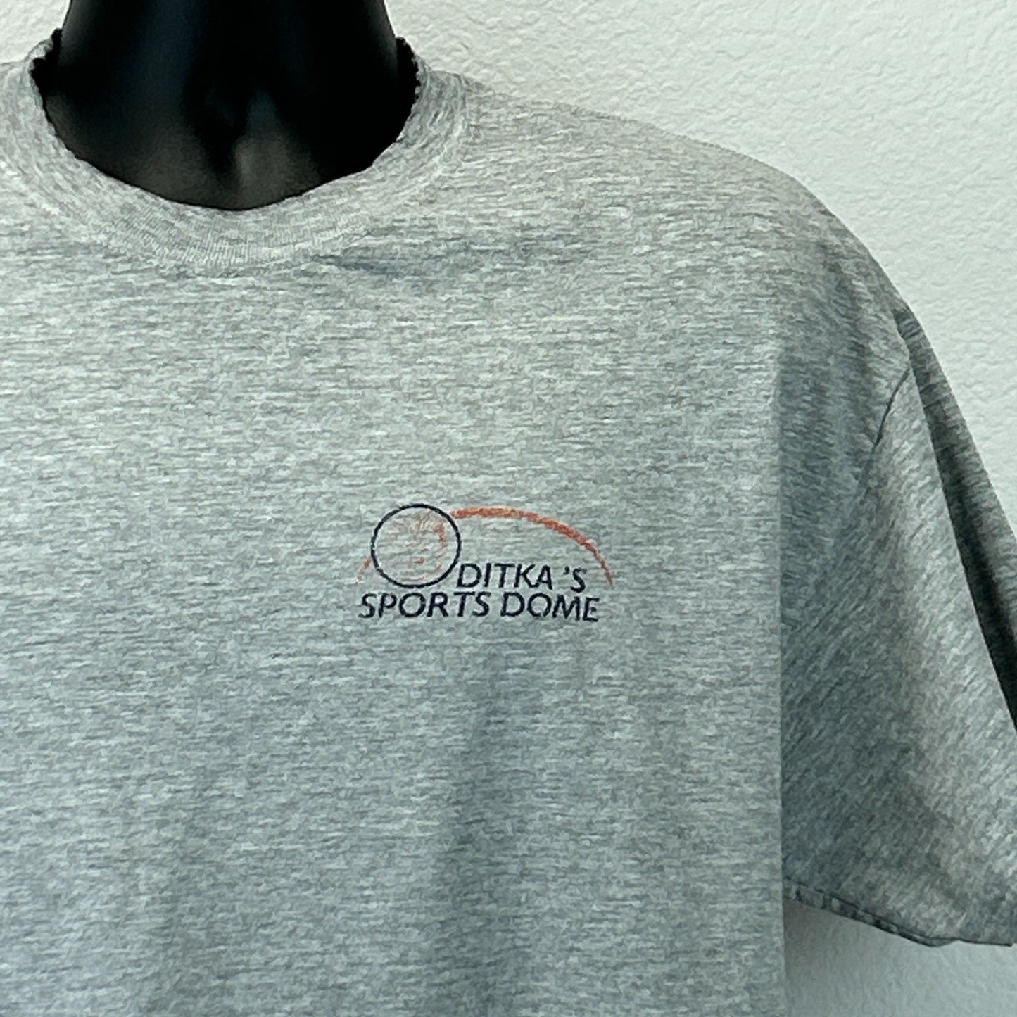 Vintage Y2Ks Ditkas Sports Dome T Shirt Chicago Bears Mike Ditka Gray XL X-Large