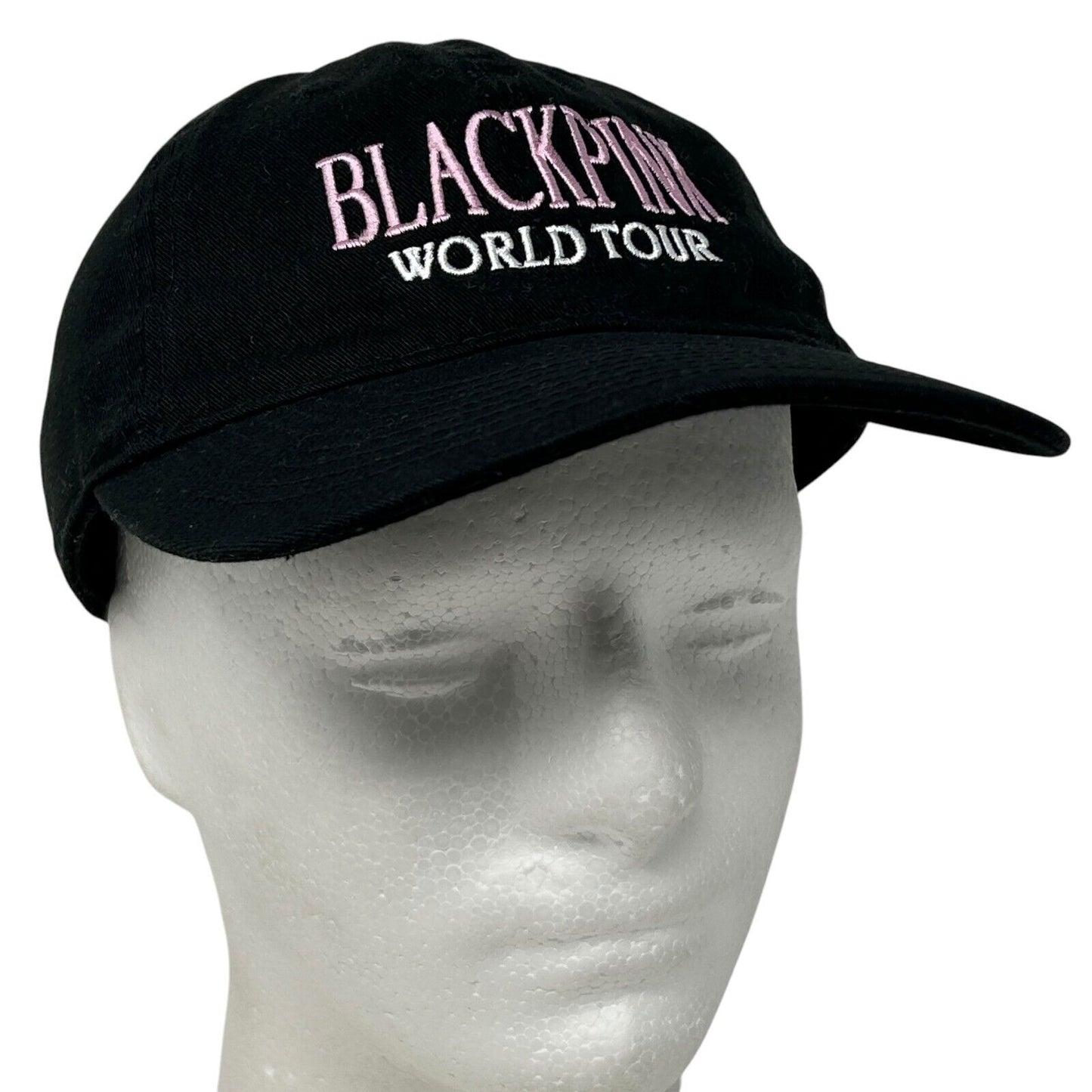 Blackpink World Tour Dad Hat Baseball Cap South Korean K-Pop Strapback Black